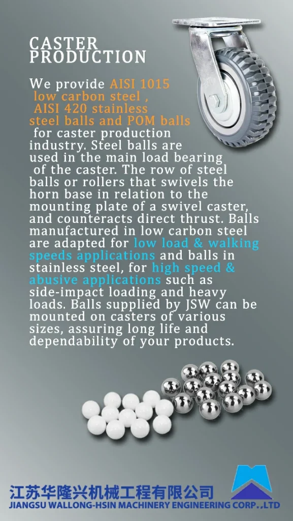 We provide AISI 1015 low carbon steel ,AISI 420 stainless steel balls and pom balls